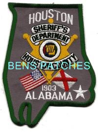 ALABAMA,A,HOUSTON COUNTY SHERIFF 3 STATE SHAPED_wm
